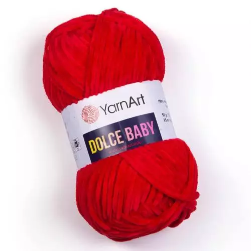 Пряжа Yarnart "Dolce Baby", 50г/85м 748 красный