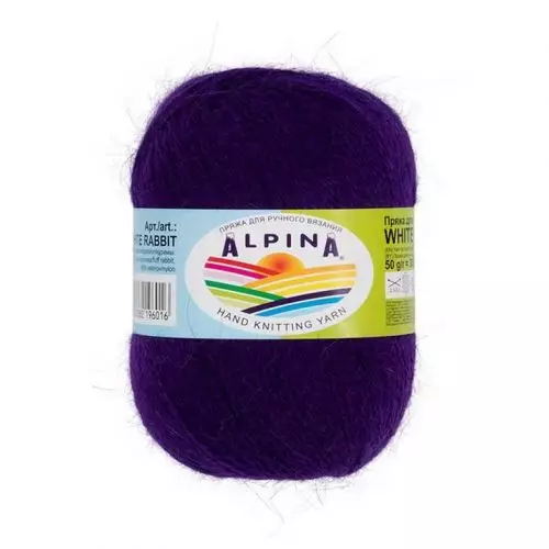 Пряжа ALPINA "WHITE RABBIT" 50г/300м 236 т.фиолетовый