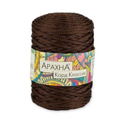 Пряжа ARACHNA "Cord Classic" 200г/100м 10 т.коричневый