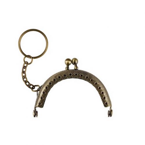 Застежка для сумки "Gamma" "фермуар" 7 x 4 см FER-19 02 под состаренную бронзу