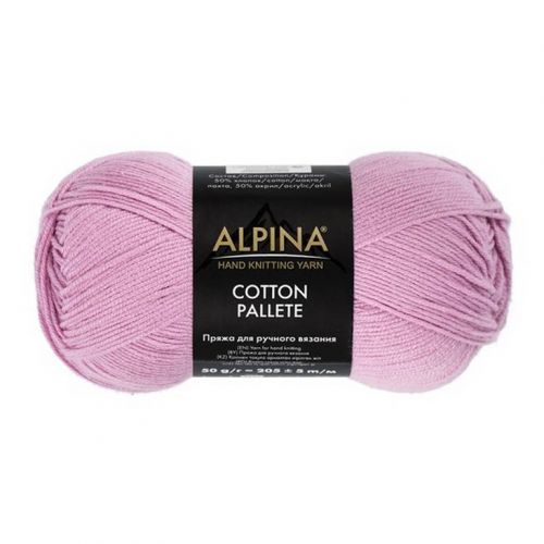 Пряжа ALPINA COTTON PALLETE, 50 г/205 м 14 лиловый Пряжа ALPINA COTTON PALLETE, 50 г/205 м 14 лиловый