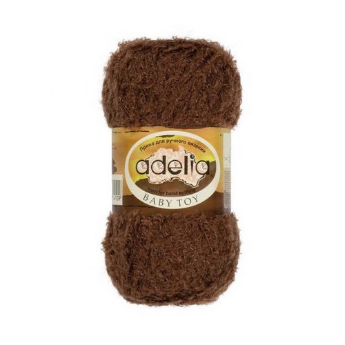 Пряжа ADELIA "BABY TOY" 50 г 255 м 07 коричневый