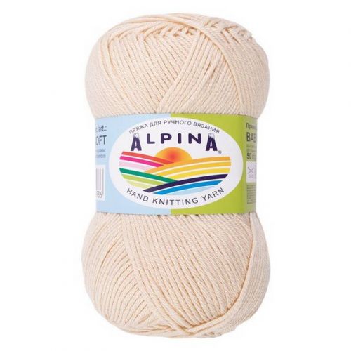 Пряжа ALPINA BABY SUPER SOFT 50г/150м 12 св.бежевый