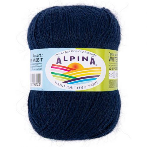 Пряжа ALPINA "WHITE RABBIT" 50г/300м 216 т.синий