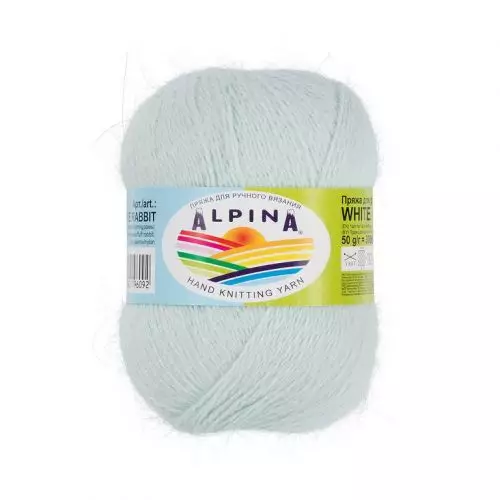 Пряжа ALPINA "WHITE RABBIT" 50г/300м 226 мятный