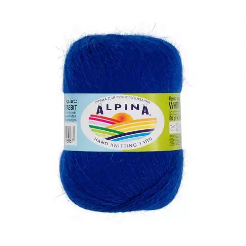 Пряжа ALPINA "WHITE RABBIT" 50г/300м 207 васильковый