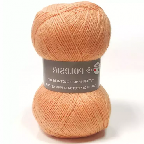 Пряжа Polesie "Фаворит NEW", 100г/385м абрикос