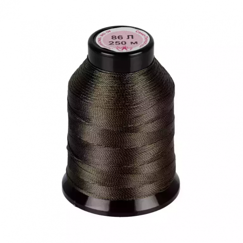 Нитки лавсан 86Л 100% полиэфир 250 м 247 кор. хаки