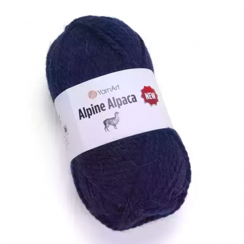 Пряжа Yarnart "Alpine Alpaca New" 150г/120м 1437, синий