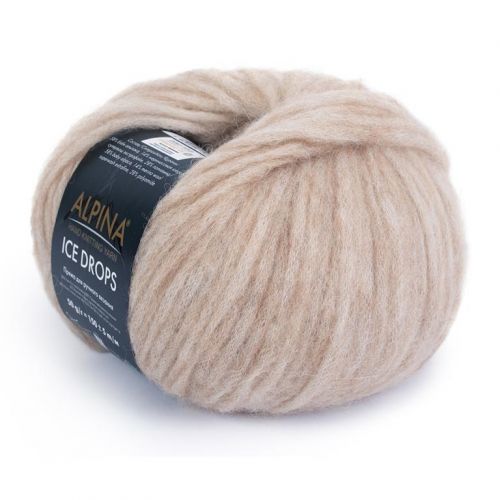 Пряжа ALPINA "ICE DROPS", 50г/150м 06, бежевый