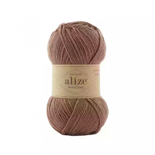Пряжа Alize "WOOLTIME", 100г/200м 581, коричневый