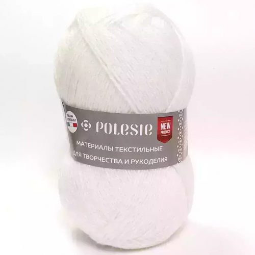 Пряжа Polesie Зимняя 100г/330м — белый