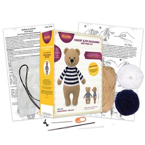 Набор для вязания "Miadolla" AMG-0106 Добрый мишка