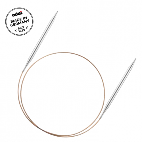 105-7, Спицы 150см №2-15 круговые закругленные (Addi - Германия)