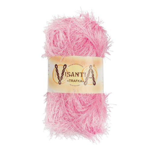 Пряжа Visantia "Trafka", 100г/150м 0014, яр.розовый