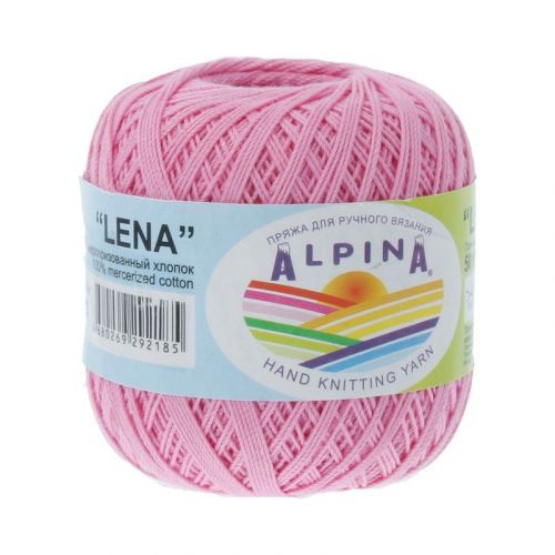 Пряжа Alpina "Lena", 50г/280м 25, розовый Пряжа Alpina "Lena", 50г/280м 25, розовый