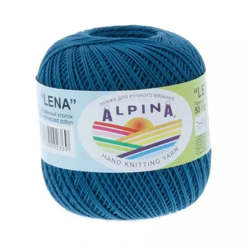 Пряжа Alpina "Lena", 50г/280м 57, джинсовый