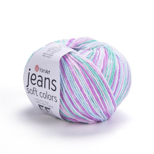 Пряжа Jeans Soft Colors Yarnart, 50г/160м 6202 Пряжа Jeans Soft Colors Yarnart, 50г/160м 6202