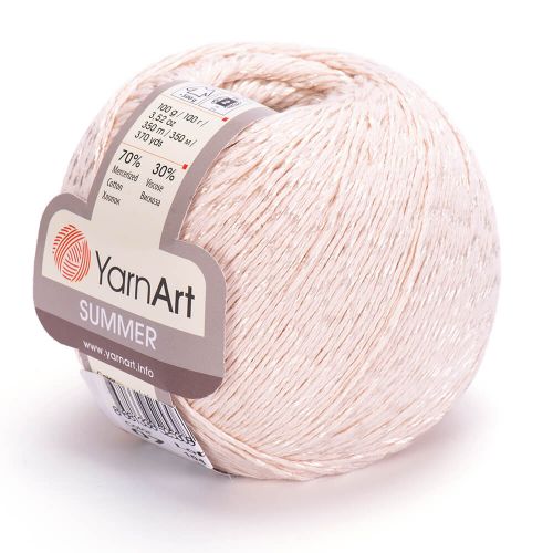 Пряжа Yarnart "Summer", 100г/350м 07, бежевый