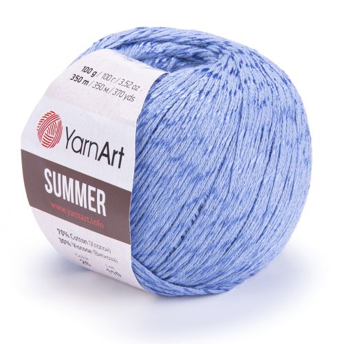 Пряжа Yarnart "Summer", 100г/350м 26, голубой