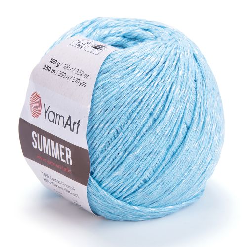 Пряжа Yarnart "Summer", 100г/350м 33, голубой