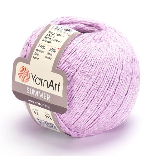 Пряжа Yarnart "Summer", 100г/350м 43, фиолетовый