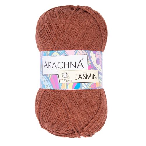 Пряжа ARACHNA "JASMIN" 100г/250м, 2мм 149, терракот