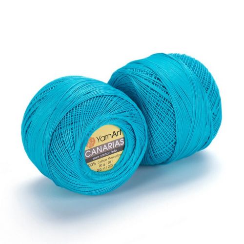 Пряжа Yarnart(Ярнарт) CANARIAS, цвет бирюза (код 0008)