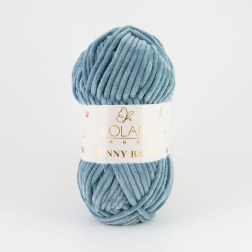 Пряжа Bunny Baby Wolans, 100г/120м 100-30, дым