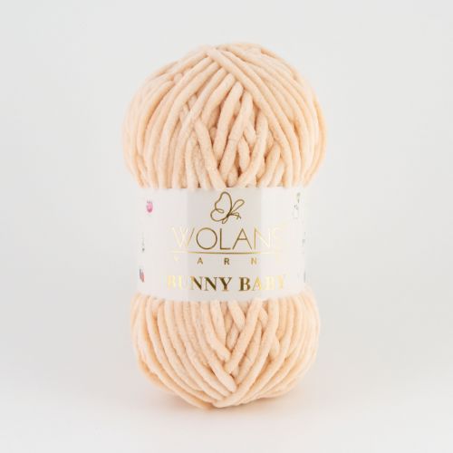 Пряжа Bunny Baby Wolans, 100г/120м 100-42, св.бежевый Пряжа Bunny Baby Wolans, 100г/120м 100-42, св.бежевый