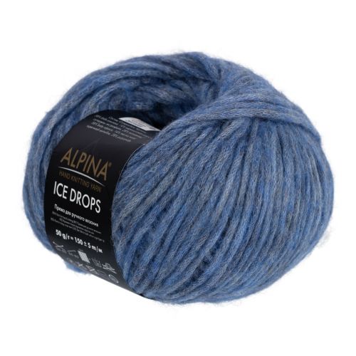 Пряжа ALPINA "ICE DROPS", 50г/150м 14, джинсовый