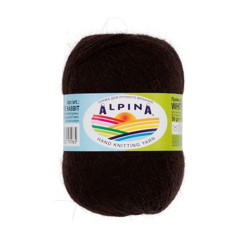 Пряжа ALPINA "WHITE RABBIT" 50г/300м 250 коричневый