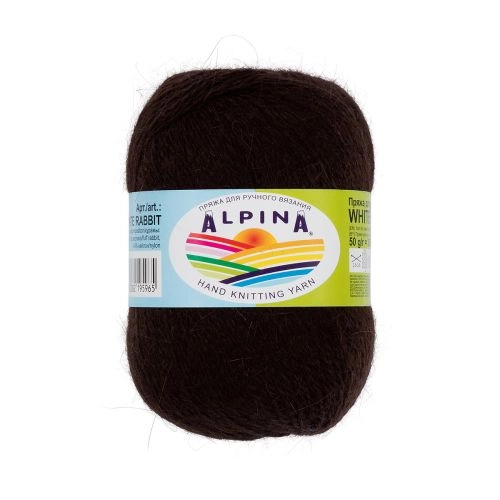 Пряжа ALPINA "WHITE RABBIT" 50г/300м 250 коричневый