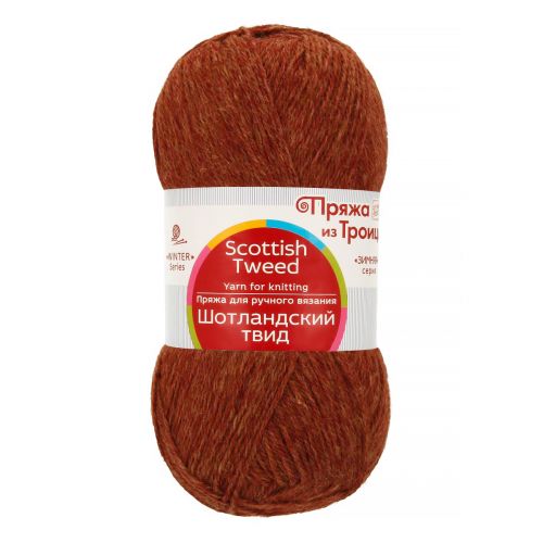 Пряжа Троицкая "Шотландский твид", 100г/360м, цвет 1452