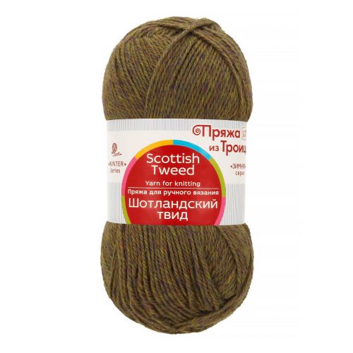 Пряжа Троицкая "Шотландский твид", 100г/360м, цвет 1453