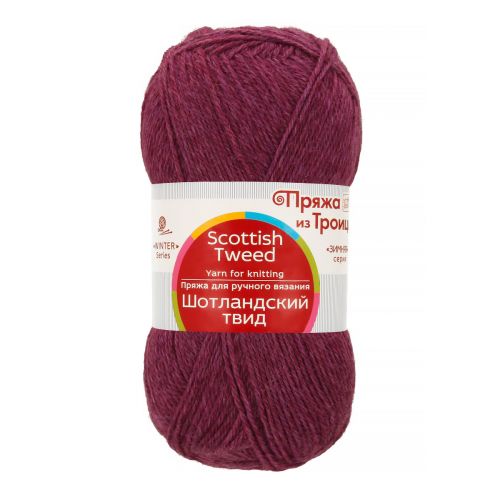 Пряжа Троицкая "Шотландский твид", 100г/360м, цвет 1454