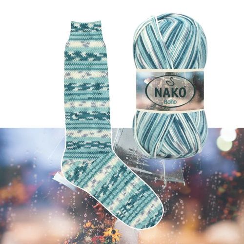 Пряжа Nako Boho цвет 82693