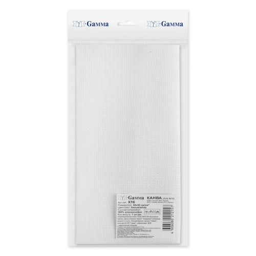 Канва Aida 16 (50*50см) цвет белый