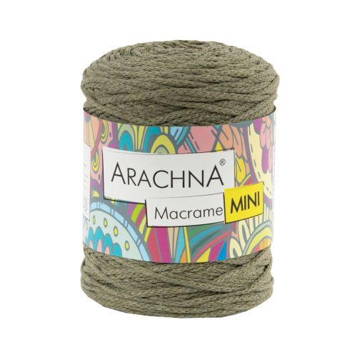 Пряжа Arachna "Macrame Mini", 250г/230м 45 св. хаки
