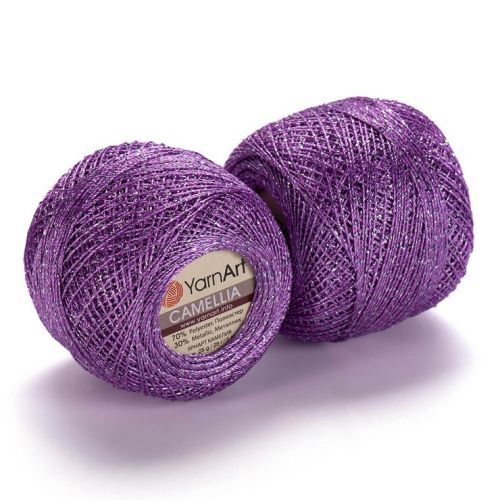 Пряжа Yarnart(Ярнарт) CAMELLIA, цвет сиреневый (код 414) Пряжа Yarnart(Ярнарт) CAMELLIA, цвет сиреневый (код 414)