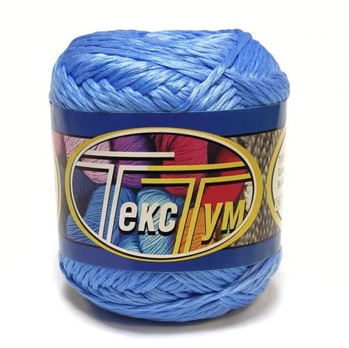 Пряжа ТексТум (носочная пряжа) 50гр, цвет голубой