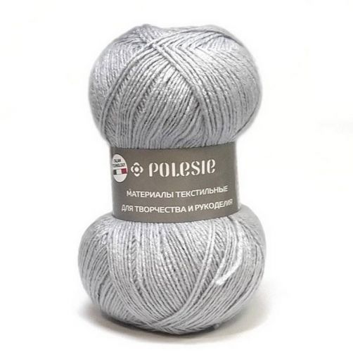 Пряжа Polesie "Фаворит NEW", 100г/385м св.серый