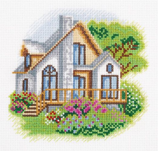 "Klart" набор для вышивания 8-256 "Дом на Лесной улице" "Klart" набор для вышивания 8-256 "Дом на Лесной улице"