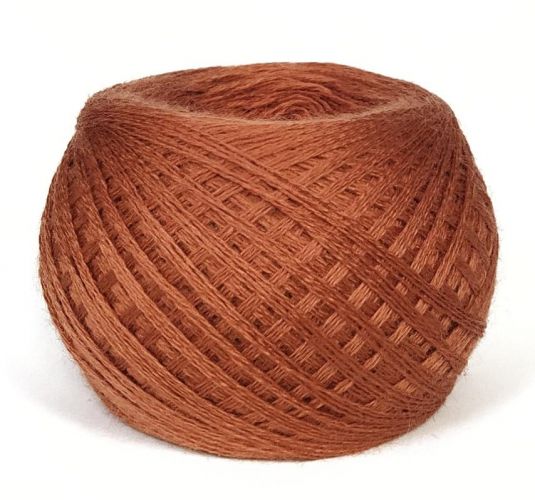 Пряжа ПШ 30/70, Слонимская КПФ, 4 нити, красная глина