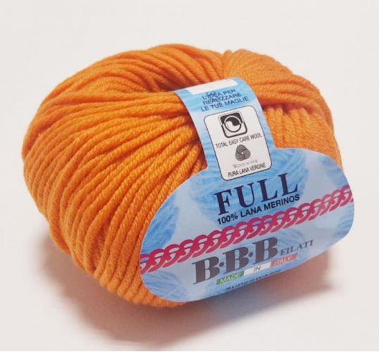 Пряжа Full BBB Filati, 8928 апельсин