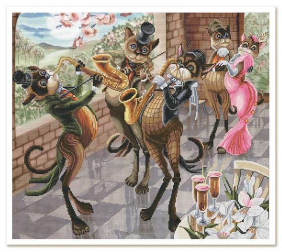 Вышивка крестом Новая Слобода Вечеринка СР1158