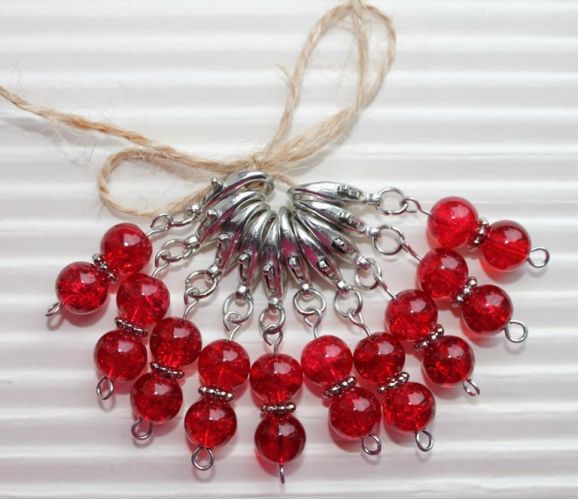 Маркировщик петель "Смородинки" с замком (10 шт)/маркеры