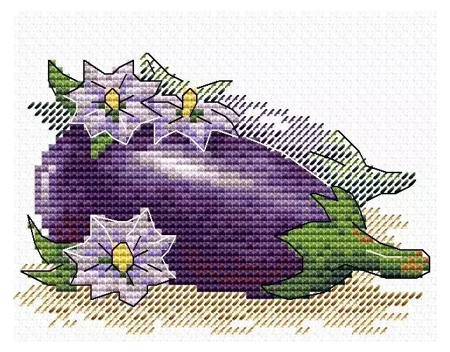 Вышивка 500 Яркий баклажан ( М.П. Студия)