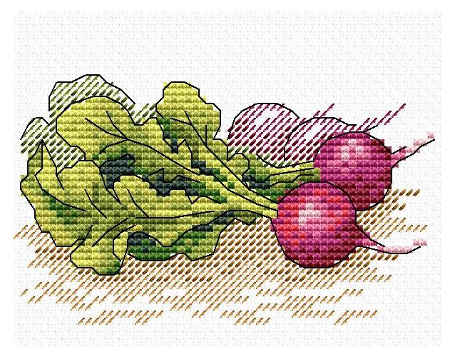 Вышивка 449 Молодой редис ( М.П. Студия)