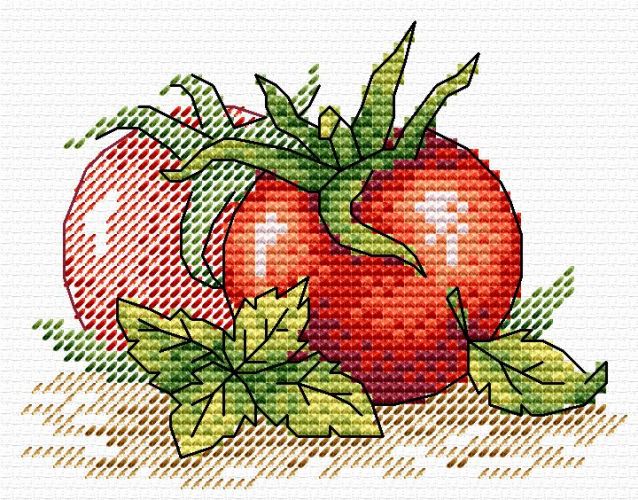 Вышивка 435 Спелый томат ( М.П. Студия) Вышивка 435 Спелый томат ( М.П. Студия)